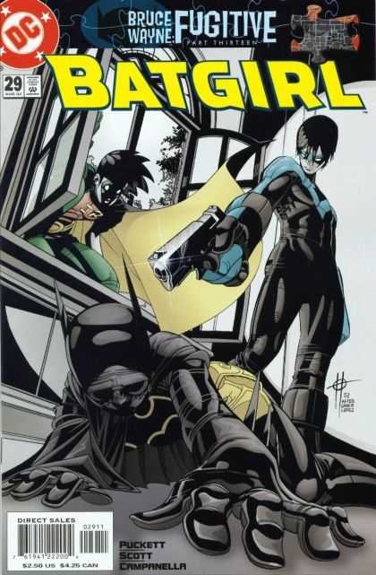 Batgirl 29 - Dc Comics - Bruce Wayne - Fugitive - Robin - Gun