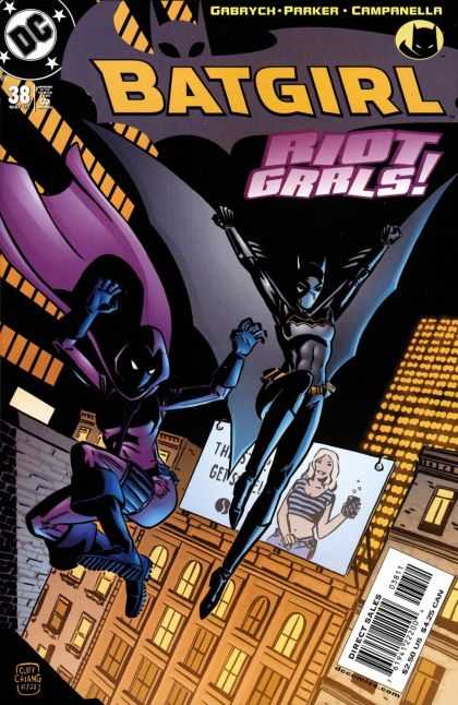 Batgirl 38 - Super Girl - Building - Riotgirl - Night - Wallposter