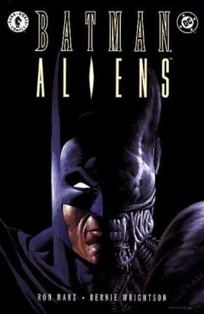Batman - Aliens 1 - Dark Horse Comics - Ron Marz - Bernie Wrightson - Super-hero - Dc