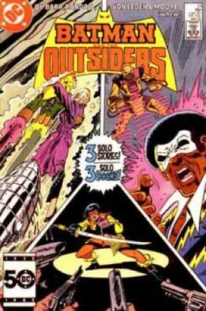Batman and the Outsiders 21 - Dc - Eye Mask - Chaos - Comics Code Authority - Gun - Jim Aparo