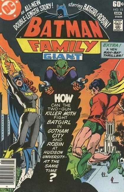 Batman Family 15 - Killer Moth - Batgirl - Gotham City - Robin - Hudson University - Jim Aparo