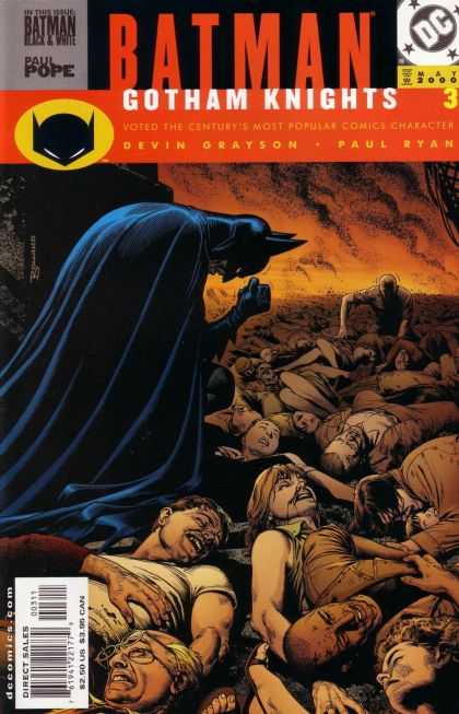 Batman: Gotham Knights 3 - Batman Black U0026 White - Paul Pope - Devin Grayson - Paul Ryan - Bodies - Brian Bolland