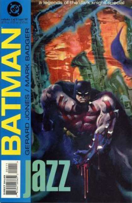 Batman: Jazz 1 - Mark Badger - Gerard Jones - Blood - Dc - Purple Smoke