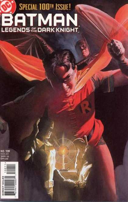 Batman: Legends of the Dark Knight 100 - Dc - Robin - 100th Issue - Candle - Solemn Oath - Alex Ross
