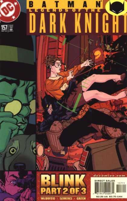 Batman: Legends of the Dark Knight 157 - Trash - Woman - Red - Green Man - Spectacles - Brian Stelfreeze