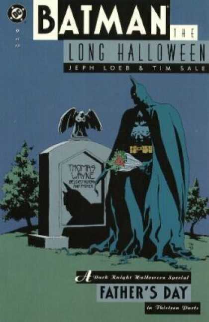 Batman: Long Halloween 9 - Dc - Jeph Loeb - Tim Sale - Fathers Day - Thomas Waynes Grave