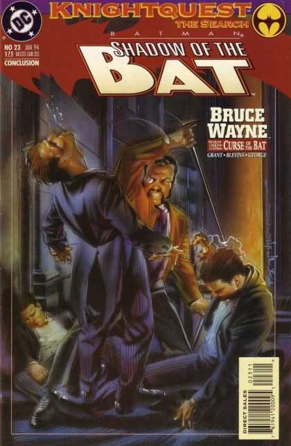 Batman: Shadow of the Bat 23 - Dc - Bruce Wayne - Knightquest - January - Curse Of The Bat - Brian Stelfreeze