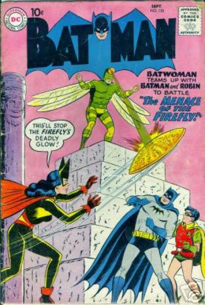 Batman 126 - Dc - Comics Code - The Mennace Of The Firefly - Costumes - Superheroes - Curt Swan