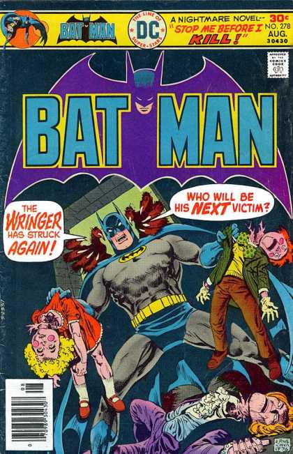 Batman 278 - Kill - Stop - Wringer - Victim - Nightmare Novel