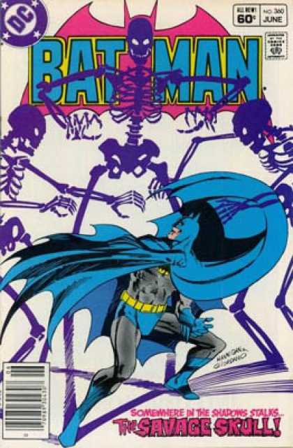 Batman 360 - Approved By The Comics Code - Skeleton - Superhero - The Savage Skull - Somewhere In The Sshadows Stalks - Dick Giordano