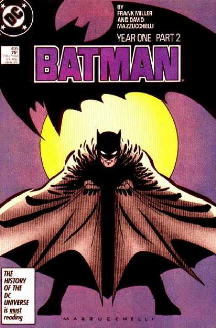Batman 405 - Bruce Wayne - Full Moon - Dc Comics - Bat - Cape