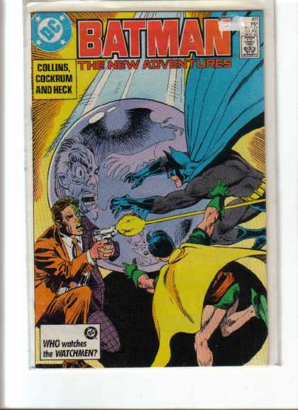 Batman 411 - Dc Comics - The New Adventure - Robin - Laser Gun - Crystal Ball - Dick Giordano