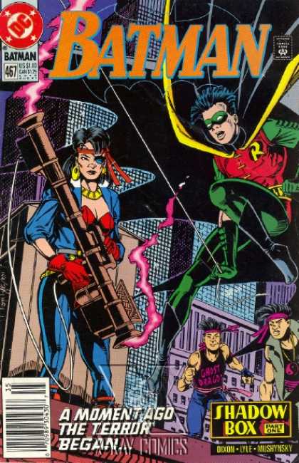 Batman 467 - Dc Comics - Robin - Bazooka - Red Gloves - Shadow Box