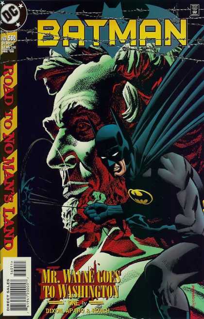 Batman 560 - Dc - Dc Comics - Washington - Lincoln - Mans Land