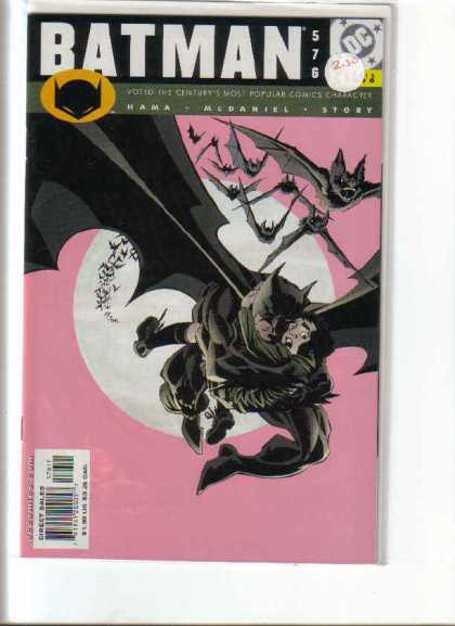 Batman 576 - Bats - Moon - Night - Mcdaniel - Wings