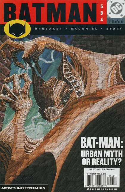 Batman 584 - Brubaker - Mcdaniel - Story - Urban Myth Or Reality - Artist Interpretation