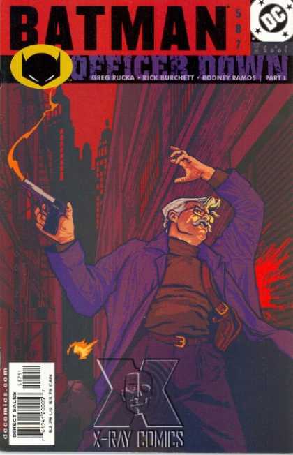Batman 587 - Dc - X Ray Comics - Direct Sales - Greg Rucka - Rick Burchett