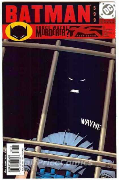 Batman 599 - Masked Man - Bruce Wayne - Jail - Murderer - Batman