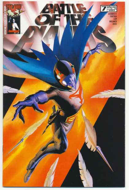 Battle of the Planets 7 - Cape - Gloves - Feathers - Superhero - Helmet - Alex Ross