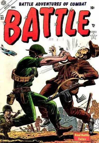 Battle 32 - Adventures Of Combat - Airplane - Soldiers - Tales - Barbed Wire Fence