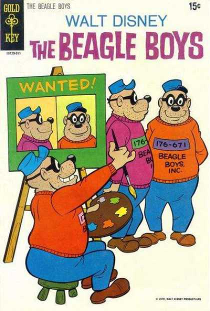 Beagle Boys 10 - The Beagle Boys - Wanted - Beagle Boys Inc - Painting - 176-671