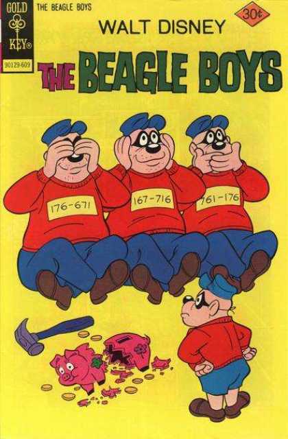 Beagle Boys 31 - Walt Disney - Dont See Bad Things - Dont Hear Bad News - Dont Talk Bad News - Three Men