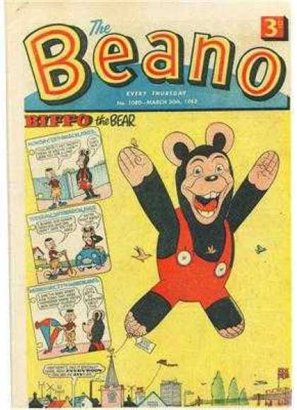 Beano 1080 - Biffo The Bear - Kite - Birds - Steeple - Flag