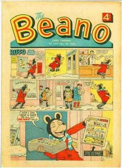Beano 1377 - Mouse Man - Biffo - Winter - Papers - Comic Page