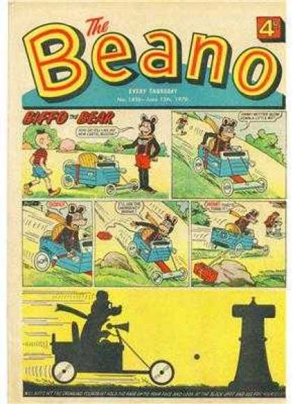 Beano 1456 - Bear - Race Car - Broken Brakes - Rock - Boy