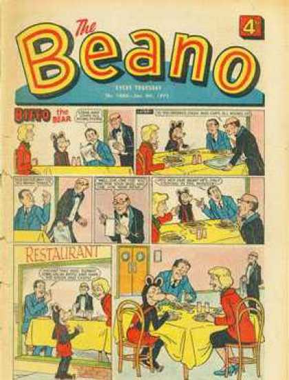 Beano 1486 - Table - Waiter - Chair - Door - Biffo