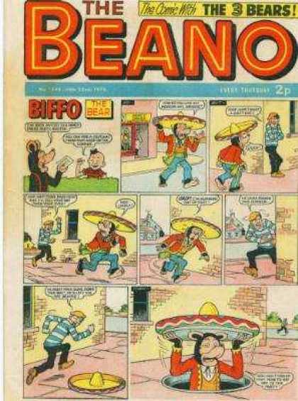 Beano 1540 - Mexican - Bears - Biffo - Sombrero - British