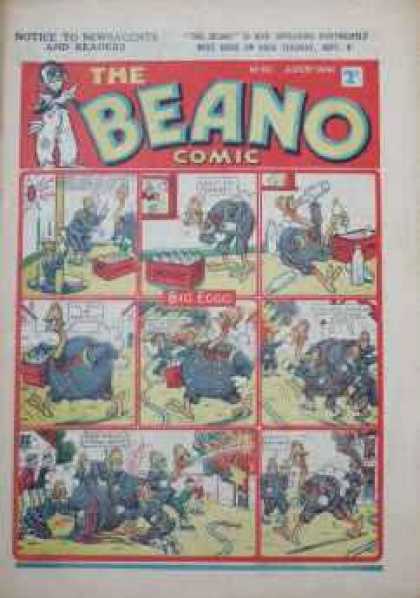 Cartoons - Animal - One Fat Man - Photo On The Wall - Drinking Beano 161 - Cartoons - Animal - One Fat Man - Photo On The Wall - Drinking