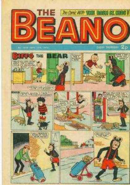 Beano 1626 - Biffo The Bear - Dog - Room - Boy - Case