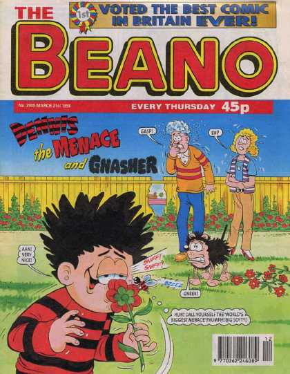 Fence - Flower - Bee - Dog - Plants Beano 2905 - Fence - Flower - Bee - Dog - Plants