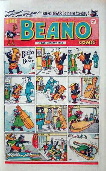 Beano 327 - Biffo Bear - Tuba - Music - Ostrich - Snow