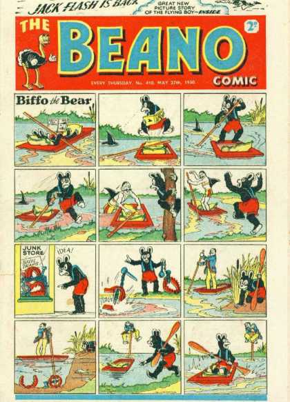 Beano 410 - Ostrich - Bear - Canoe - Trick - Man