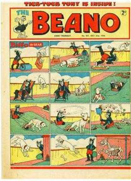 Beano 431 - Bear - Lawn - Dog - Bones - Shovel