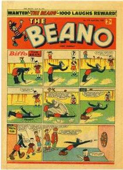 Beano 770 - Bear - Boy - Fence - Feild - Dartboard