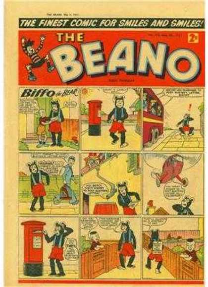 Beano 772 - Finest Comic - Smiles And Smiles - Biffo - Biffo The Bear - Bear