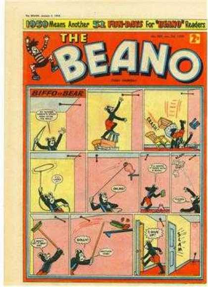 Beano 859 - Biffo The Bear - Lasso - Accidents - Vase - Rooms