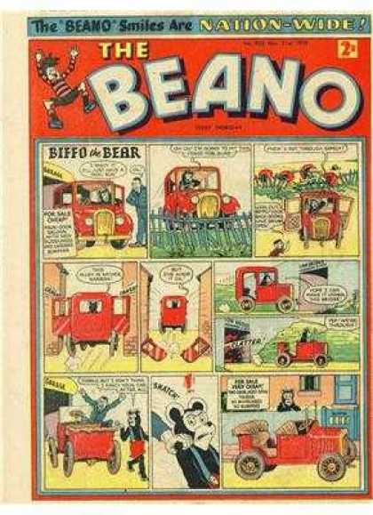 Beano 905 - Nation-wide - Car - Bear - Door - Fence