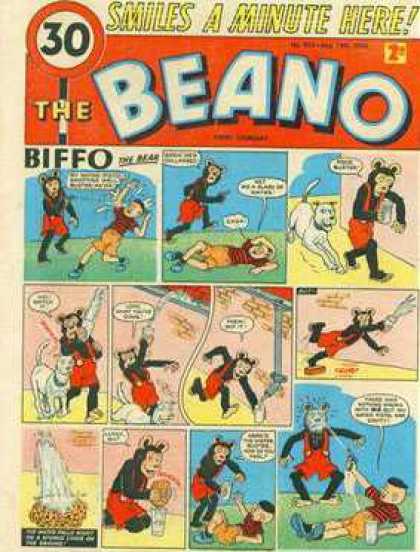 Beano 943 - Biffo - Bear - Dog - Sponge - Water