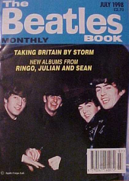 Beatles Books - The Beatles Book Monthly w/Beatles Sticker (July 1998) (No. 267)