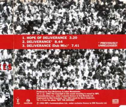 Beatles - Paul McCartney - Hope Of Deliverance - Mixes (...