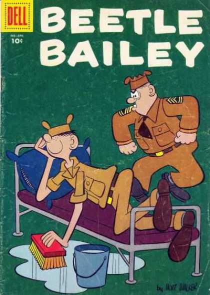 Beetle Bailey 5 - Police - Cops - Funny - Comedy - Sleeping