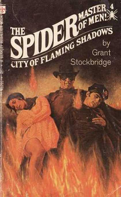 Berkley Books - The Spider Master of Men! City of Flaming Shadows #4 - Grant ; Stockbridge