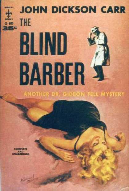 Berkley Books - The Blind Barber - John Dickson Carr