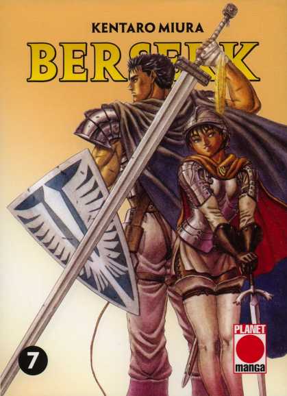 Berserk 7 - Kentaro Miura - Sword - Knight - Shield - Woman