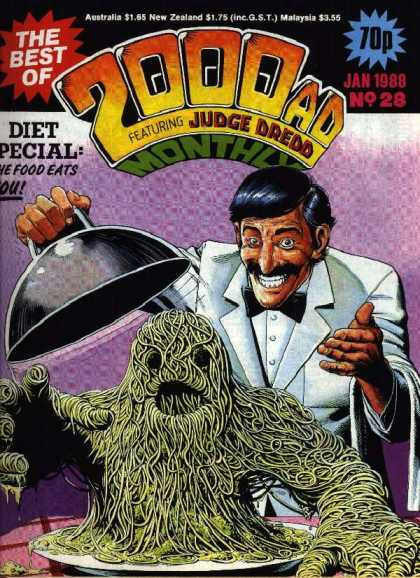 Best of 2000 AD 28 - 2000 Ad - Judge Dread - Monster - Spageti - Food Monster