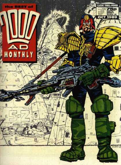 Best of 2000 AD 49 - One Wonderful Gun - One Strong Man - Shields - Standing - Thinking